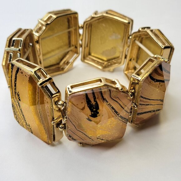 Beige Fashion Stretchable Bracelet - Picture 2 of 6